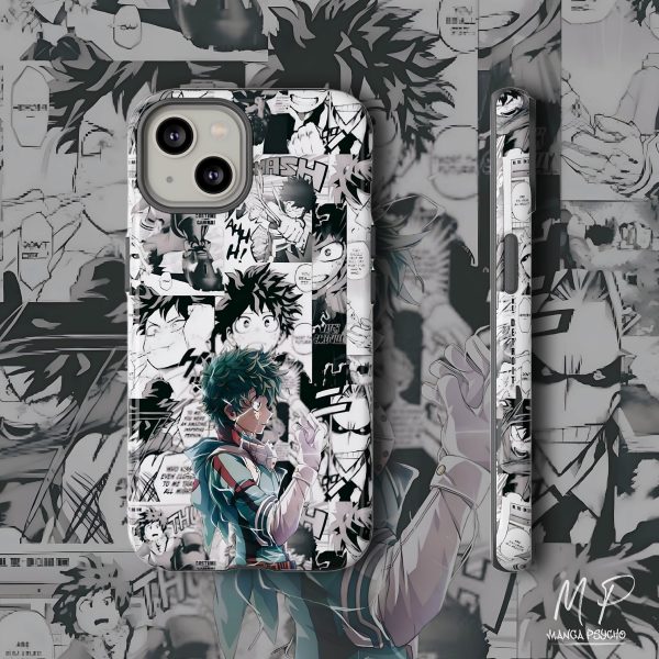 Heroic Mastery Izuku Midoriya Manga Phone Case