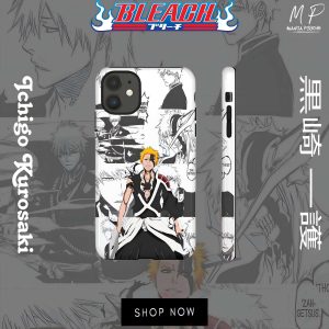 Ichigo Manga Phone Case: Dive into the Pages of “Bleach” with this Exclusive Artistic Accessory!