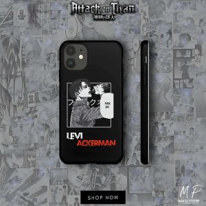 Levi Ackerman Phone Case: Carry the Exclusive Unyielding Strength of Humanity’s Strongest Soldier with Style!