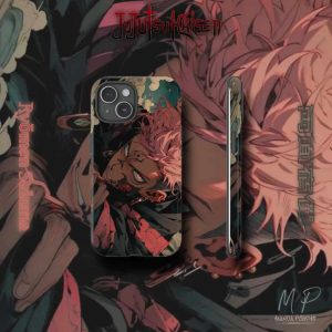 Ryomen Sukuna Dominator Phone Case: Conquer Style with Cursed Majesty!