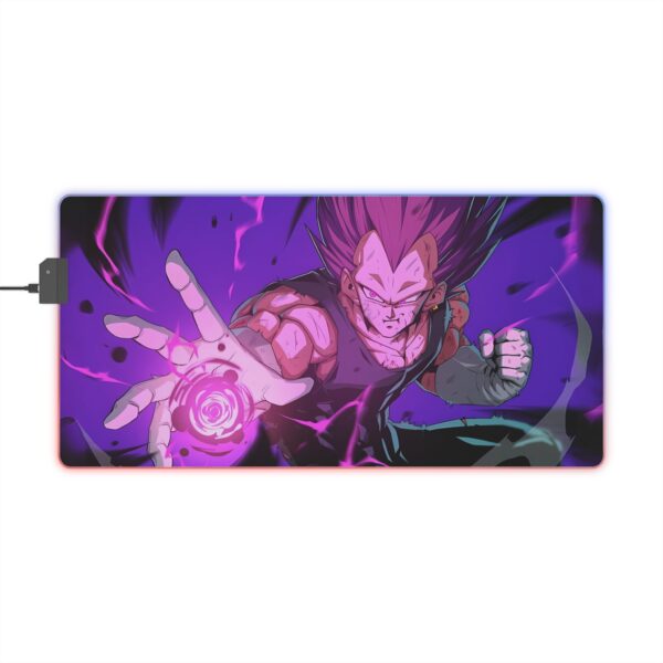 Vegeta Ultra Ego LED Gaming Mouse Pad: Power and Pride Illuminated