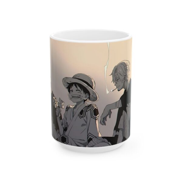 Luffy x Zoro x Sanji Coffee Mug: Unite the Power of the Straw Hat Trio - Image 5