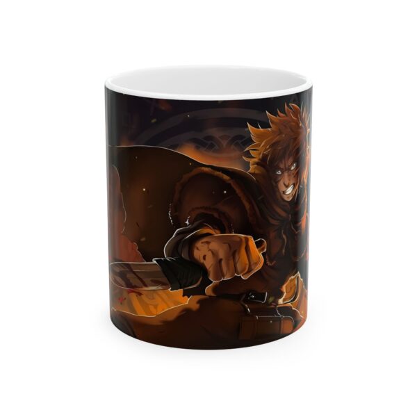 Vinland Saga Thorfinn Fight Coffee Mug: Fuel Your Day with the Spirit of a Viking Warrior