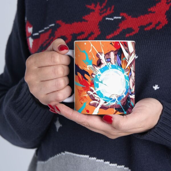 Goku Kamehameha Coffee Mug: Feel the Energy of a Saiyan Warrior - Image 4