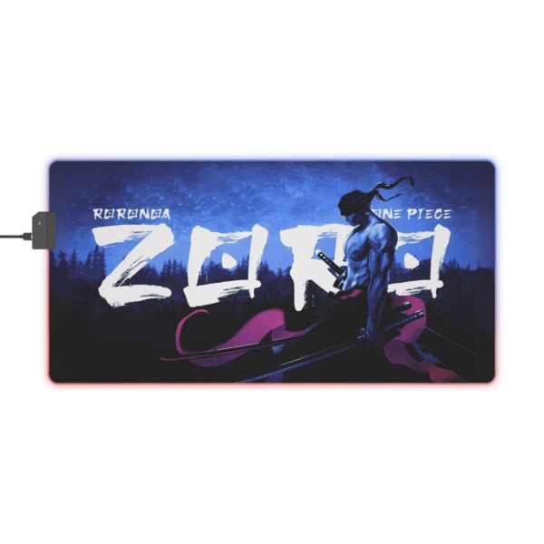 Roronoa Zoro LED Gaming Mouse Pad: Wield the Power of the Pirate Hunter!