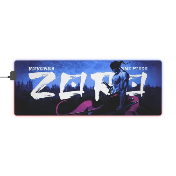 Roronoa Zoro LED Gaming Mouse Pad: Wield the Power of the Pirate Hunter! - Image 10