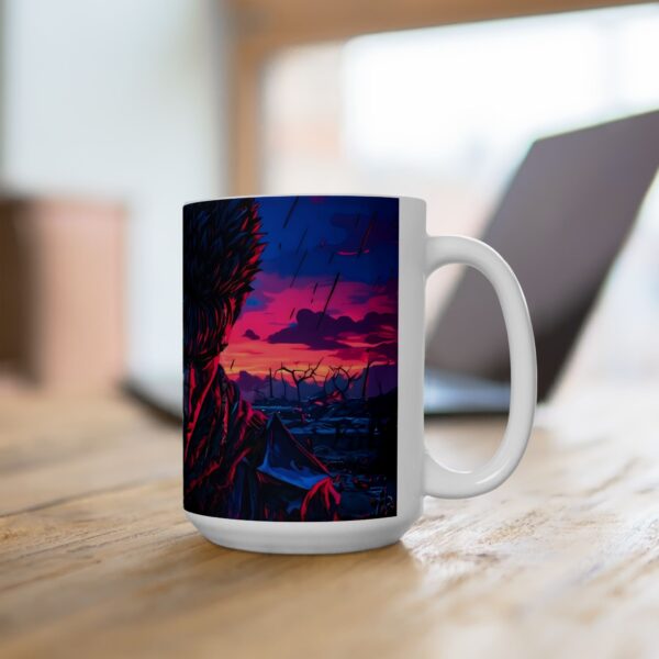 Guts Berserk Fight Coffee Mug – Fuel Your Day with the Strength of the Black Swordsman! - Image 8