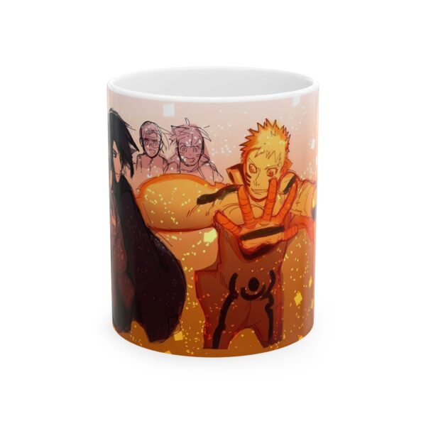 Adult Naruto and Sasuke Coffee Mug: The Bond of Rivals and Friends