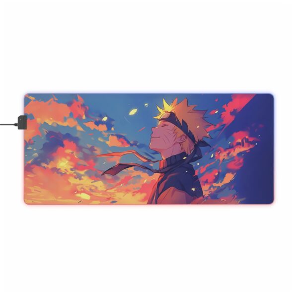 Naruto Peaceful LED Gaming Mouse Pad: Illuminate Your Desk with Serenity - Image 14