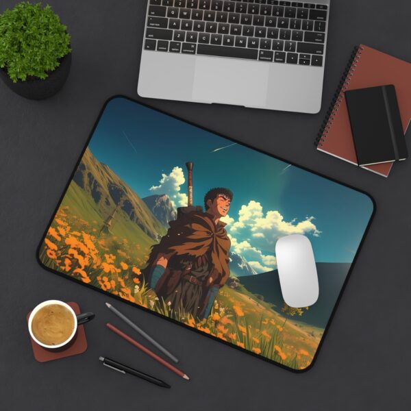 Berserk Guts Peaceful Mouse Pad: Strength in Stillness