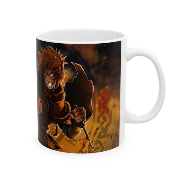 Vinland Saga Thorfinn Fight Coffee Mug: Fuel Your Day with the Spirit of a Viking Warrior - Image 3