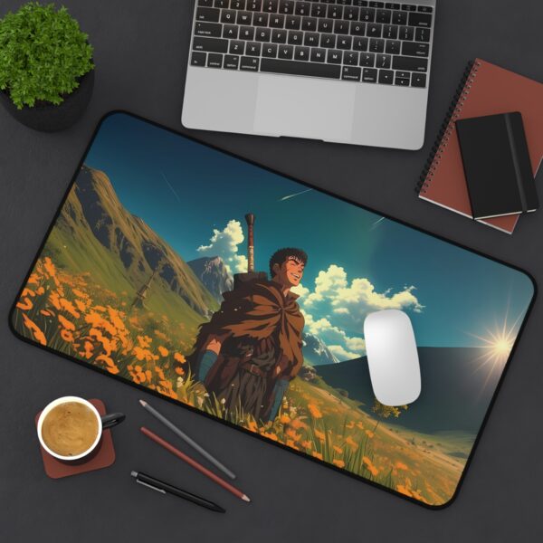 Berserk Guts Peaceful Mouse Pad: Strength in Stillness - Image 8