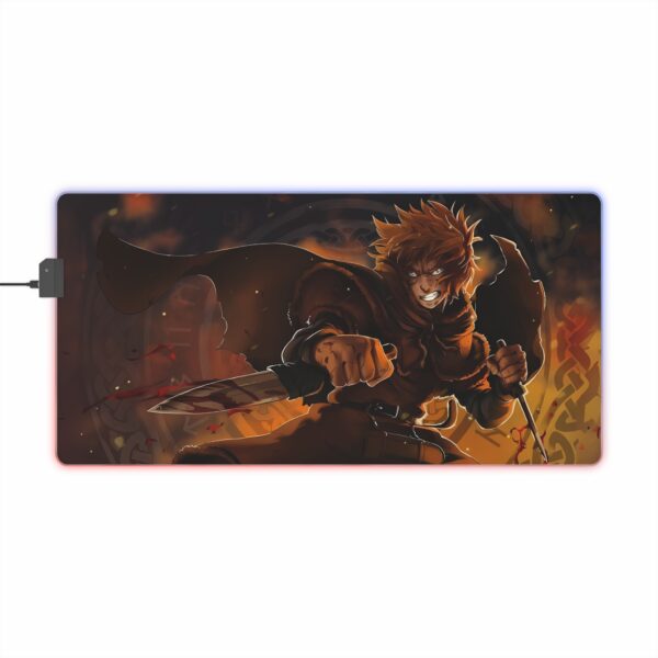 Vinland Saga Thorfinn Fight LED Gaming Mouse Pad: Unleash the Warrior's Spirit on Your Desk - Image 6