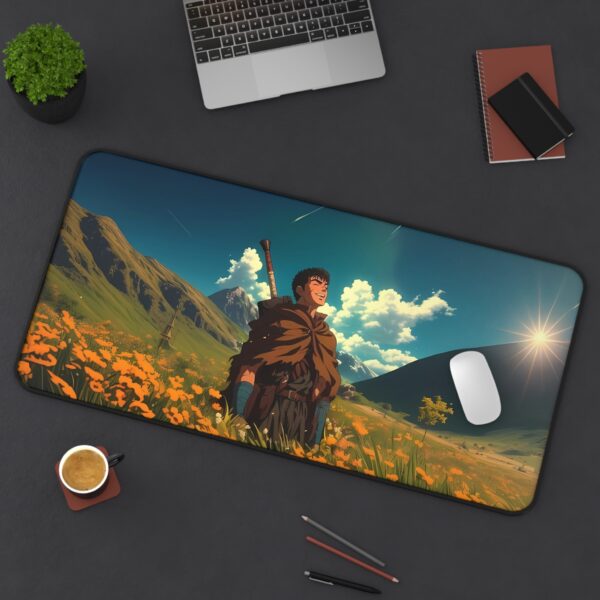 Berserk Guts Peaceful Mouse Pad: Strength in Stillness - Image 12