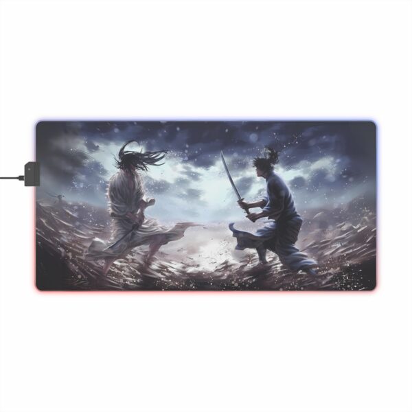 Sasaki Kojiro vs Musashi Miyamoto LED Gaming Mouse Pad: Illuminate the Duel of Legends - Image 6