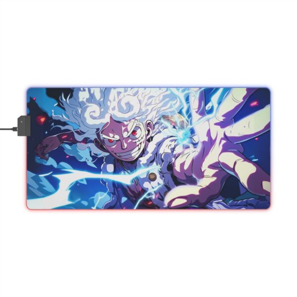 Luffy Gear 5 LED Gaming Mouse Pad: Bring the Power of Joy Boy to Your Desk!