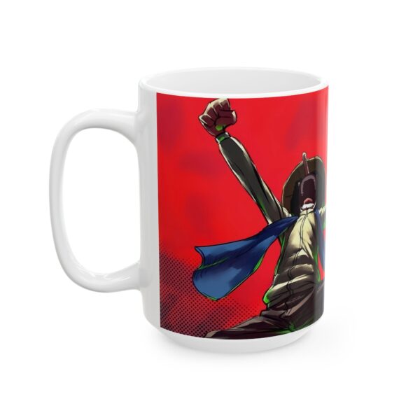 Afro Luffy Coffee Mug: Drink Up with the Champion’s Spirit - Image 6