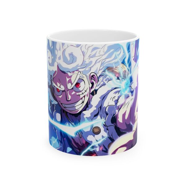 Luffy Gear 5 Coffee Mug: Embrace the Power of the Sun God