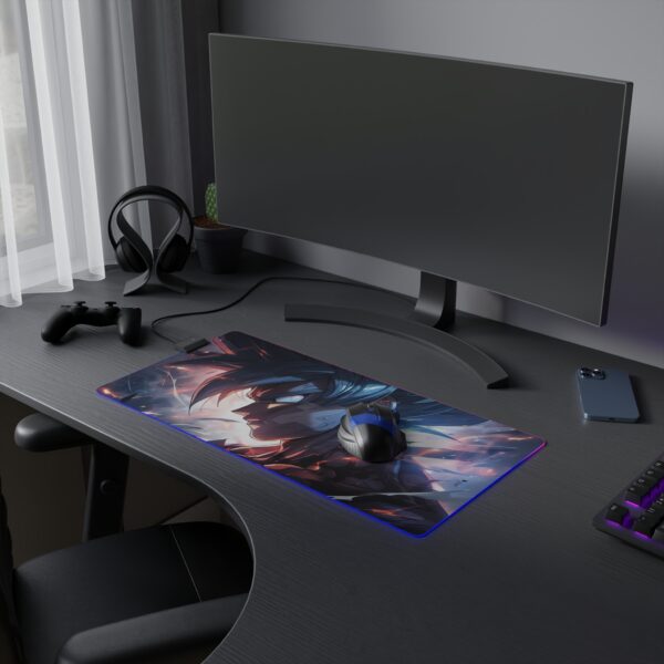 Goku Ultra Instinct LED Gaming Mouse Pad: Light Up Your Gaming Universe - Image 5