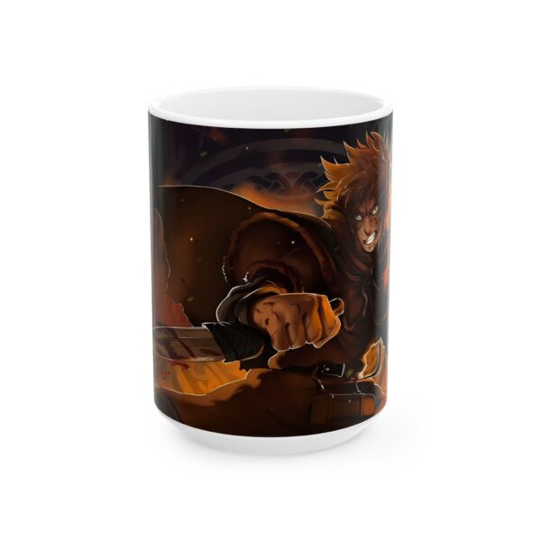 Vinland Saga Thorfinn Fight Coffee Mug: Fuel Your Day with the Spirit of a Viking Warrior - Image 5