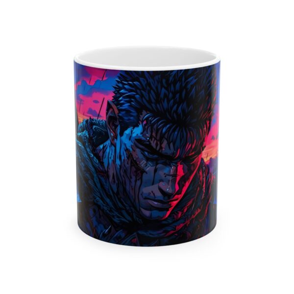 Guts Berserk Fight Coffee Mug – Fuel Your Day with the Strength of the Black Swordsman!