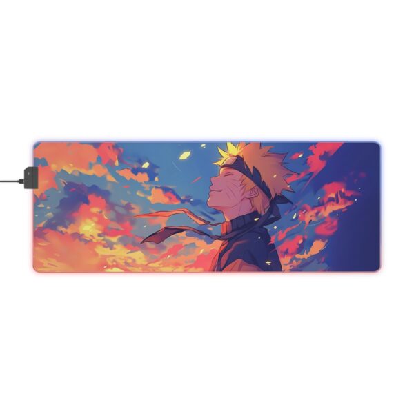 Naruto Peaceful LED Gaming Mouse Pad: Illuminate Your Desk with Serenity - Image 10