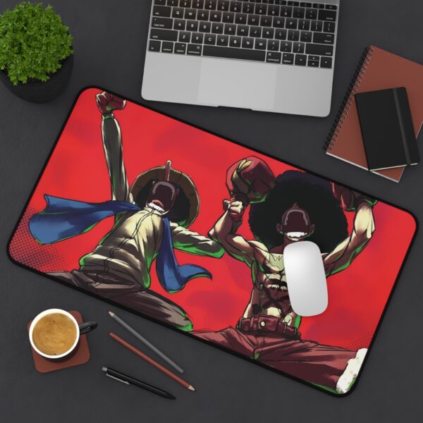 Afro Luffy and Usopp Mouse Pad: Add a Touch of Adventure to Your Desk! - Image 8