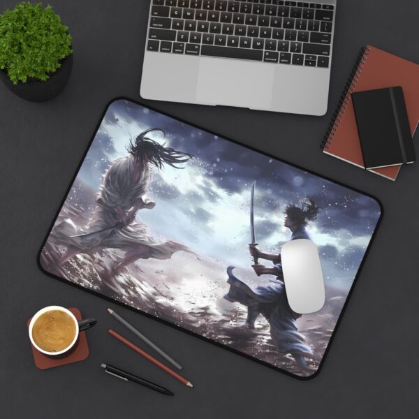 Sasaki Kojiro vs. Musashi Miyamoto Mouse Pad: The Ultimate Samurai Duel