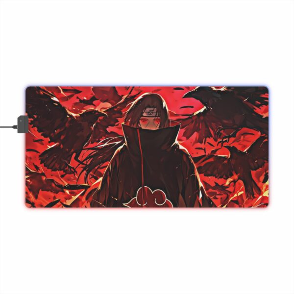 Itachi Uchiha LED Gaming Mouse Pad: Illuminate the Legacy of the Sharingan - Image 6