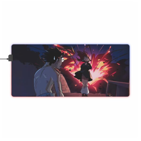 Okarun & Momo Ayase Dandadan LED Gaming Mouse Pad: Light Up the Supernatural Chaos - Image 14