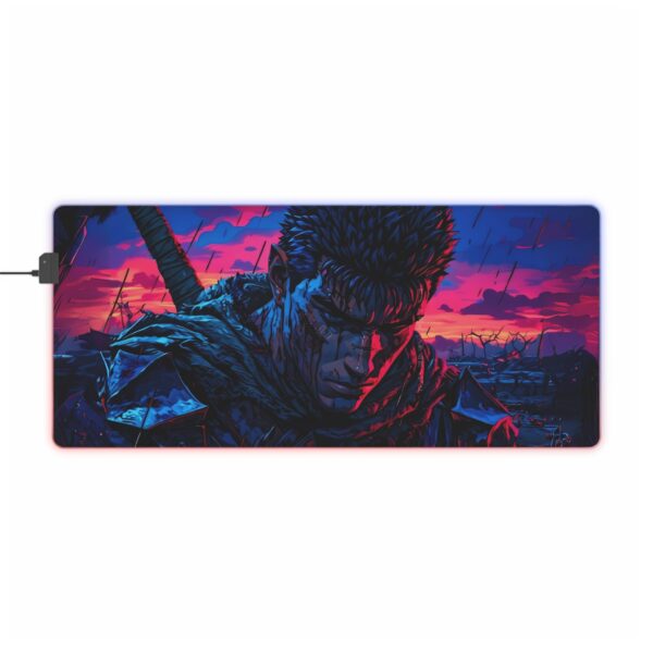 Guts Berserk Fight LED Gaming Mouse Pad – Unleash the Power of the Black Swordsman! - Image 14