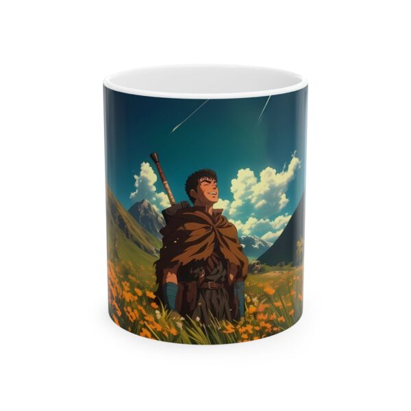 Berserk Guts Peaceful Coffee Mug – Strength in Stillness