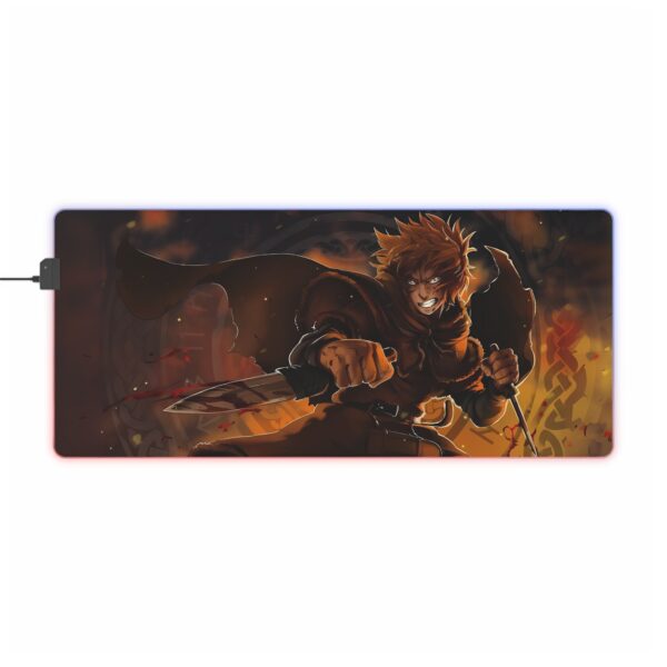 Vinland Saga Thorfinn Fight LED Gaming Mouse Pad: Unleash the Warrior's Spirit on Your Desk - Image 14