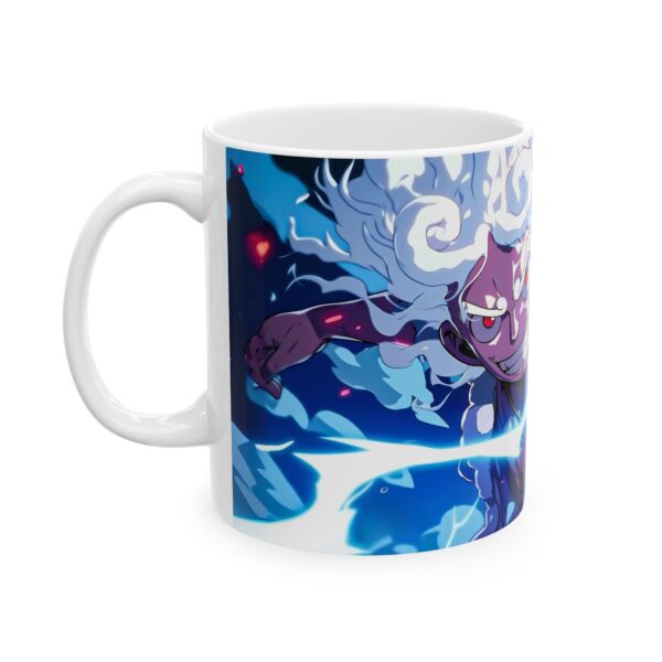 Luffy Gear 5 Coffee Mug: Embrace the Power of the Sun God - Image 2