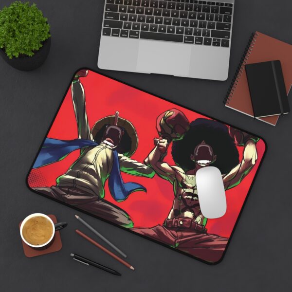 Afro Luffy and Usopp Mouse Pad: Add a Touch of Adventure to Your Desk! - Image 4