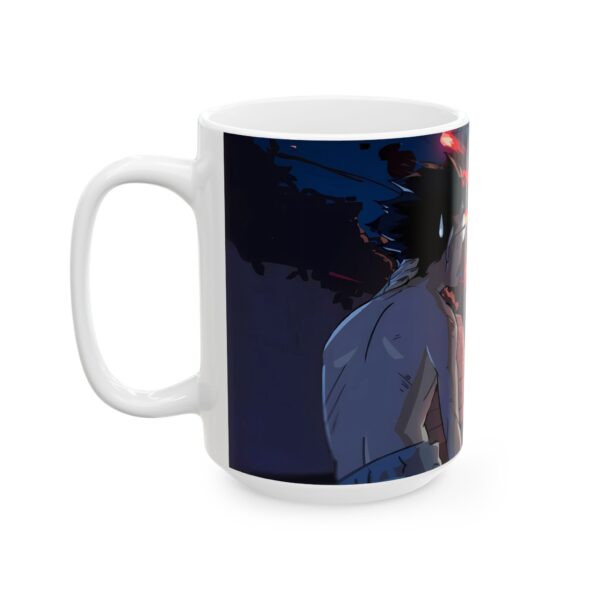 Okarun & Momo Ayase Dandadan Coffee Mug: Sip with the Spirit of Adventure and Power - Image 6