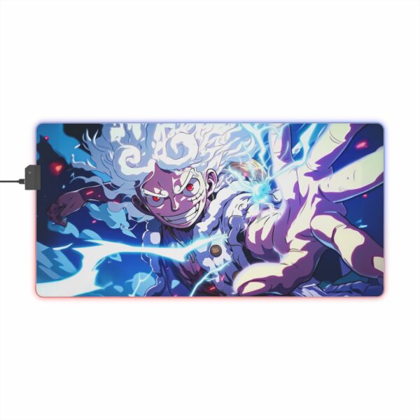 Luffy Gear 5 LED Gaming Mouse Pad: Bring the Power of Joy Boy to Your Desk! - Image 6