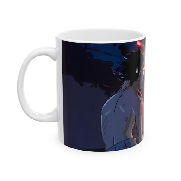 Okarun & Momo Ayase Dandadan Coffee Mug: Sip with the Spirit of Adventure and Power - Image 2