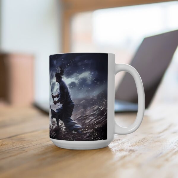 Sasaki Kojiro vs. Musashi Miyamoto Coffee Mug: Honor the Greatest Samurai Duel - Image 8