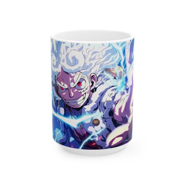 Luffy Gear 5 Coffee Mug: Embrace the Power of the Sun God - Image 5