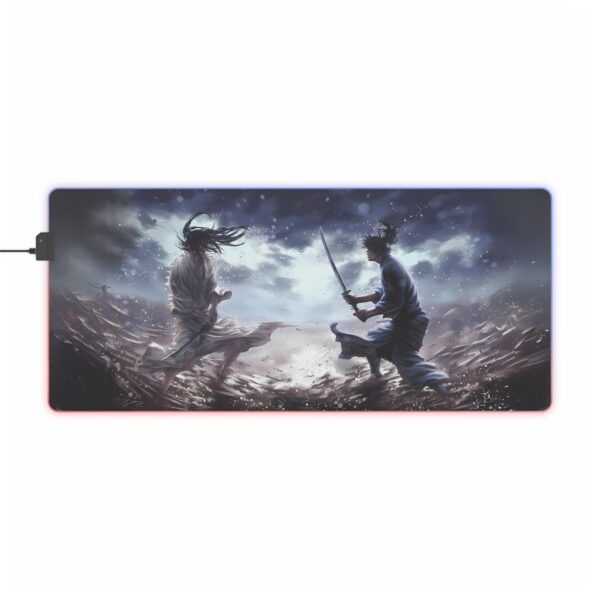 Sasaki Kojiro vs Musashi Miyamoto LED Gaming Mouse Pad: Illuminate the Duel of Legends - Image 14