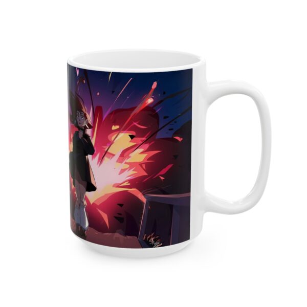 Okarun & Momo Ayase Dandadan Coffee Mug: Sip with the Spirit of Adventure and Power - Image 7